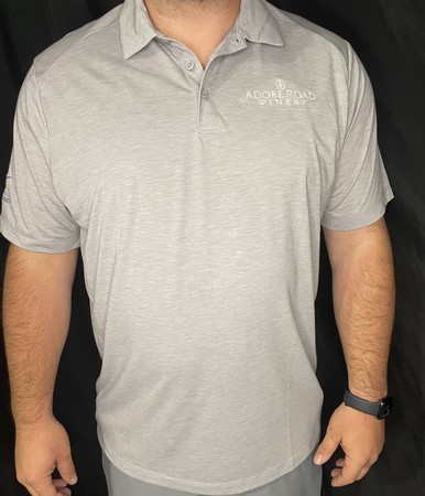 Men's Light Grey SportTek Polo 1