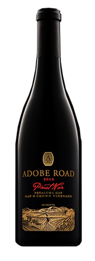2018 Adobe Road Pinot Noir, Gaps Crown Vineyard, Petaluma Gap